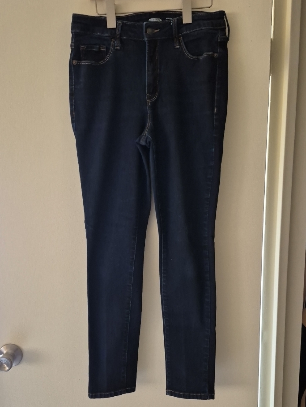 Old Navy Rockstar Super Skinny  Dark Blue Jeans Size 10